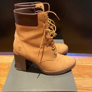 Timberland Candace 6inch Wheat Nubuck Boot